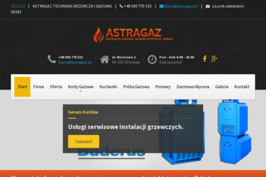 ASTRAGAZ - Konserwacja Kotłowni Wrocław
