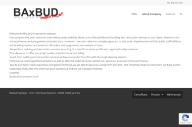 BaxBud Inspiracje - Generalny Remont Domu ŁAZY