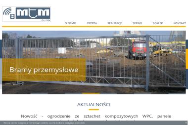 Przedsiębiorstwo """"MTM"""" - Bramy garażowe Rzgów
