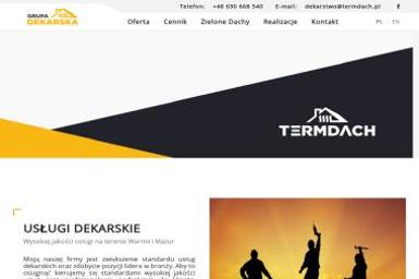 Termdach Sp. z o.o. - Konstrukcja Dachu Olsztyn