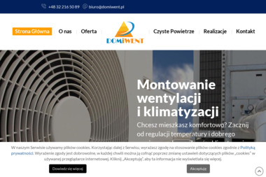 DOMiWENT Tomasz Cejny - Rekuperacja w Domu Łaziska Górne