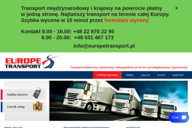 Europe Transport - Transport Międzynarodowy Warszawa