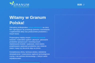 Granum Sp. z o.o. - Pakowanie i konfekcjonowanie Wola batorska