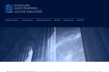 KANCELARIA RADCY PRAWNEGO prof. dr hab. Bogdan Dolnicki - Radca prawny Bielsko-Biała