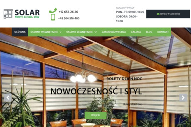 Solar Rolety - Żaluzje, moskitiery Kraków