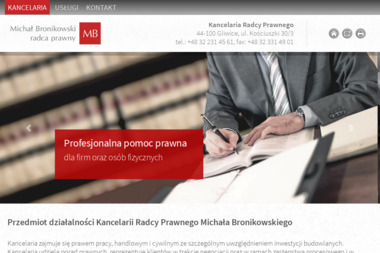 Kancelaria Radcy Prawnego - Radca prawny Gliwice