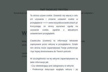 Zakład Stolarski TMT Tadeusz Trytek - Domy z Drewna Wierzchosławice