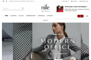 Nife - Polski Producent Odzieży Damskiej Częstochowa