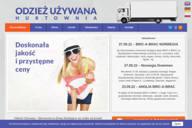 Odzież Używana Hurtownia - Sprzedaż Odzieży Używanej Warszawa