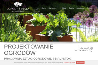 OGRODY ŚWIATA Anna Mitrosz - Projektowanie ogrodów Białystok
