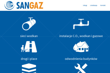 Sangaz - Instalacje gazowe Gdańsk