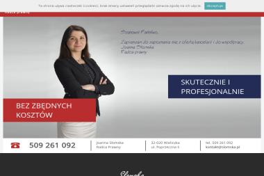 Joanna Słomska Radca Prawny - Radca prawny Wieliczka