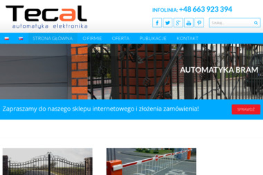 TECAL - automatyka, elektronika - Alarmy Węgierska Górka