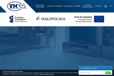 Vanmar - Producent mebli i frontów meblowych - Montaż Blatów Drewnianych Skomielna Biała