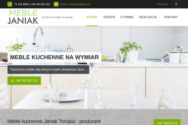 Przedsiębiorstwo Wielobranżowe TOMASZ JANIAK - Meble na wymiar Twardogóra