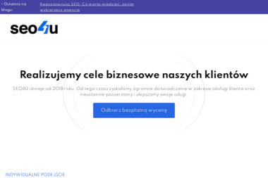 SEO4U.PL - pozycjonowanie, strony internetowe i sklepy! - Projekty Graficzne Jadachy