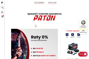 Spawarki i materiały spawalnicze Paton