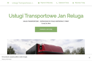 Usługi Transportowe Jan Reluga - Transport międzynarodowy do 3,5t Ostrów Mazowiecka