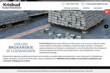 Krisbud - Układanie kostki granitowej Andrespol