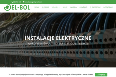 EL-BOL - Wymiana Instalacji Elektrycznej Cieklin