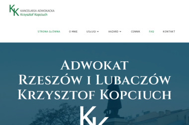 Adwokat Rzeszów - Krzysztof Kopciuch Kancelaria Adwokacka - Adwokat Rzeszów