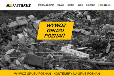 Fastgruz - Najlepszy Wynajem Kontenerów Na Odpady Poznań