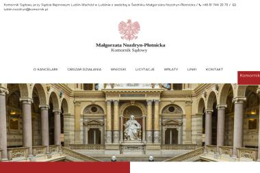 Komornik Sądowy przy Sądzie Rejonowym Lublin-Wschód w Lublinie z siedzibą w Świdniku Małgorzata - Windykacja Lublin