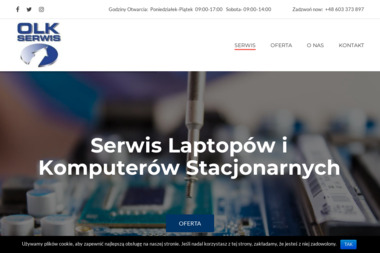 OLK SERWIS SERWIS KOMPUTERÓW LAPTOPÓW DRUKAREK - Naprawa Komputerów Milanówek