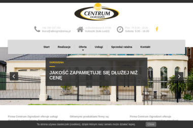 Biuro Sprzedaży - Zakład produkcyjny - Ogrodzenia kute Koluszki