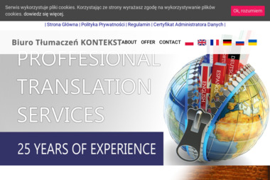Biuro Tłumaczeń KONTEKST - Tłumacz Języka Angielskiego Radom