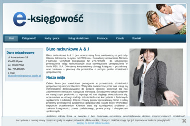 Adres: Biuro Rachunkowe A&J Józef Kopacz - Rejestracja Firm Opole