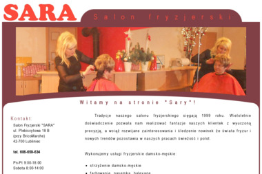 Salon Fryzjerski "SARA" - Salon Fryzjerski Lubliniec