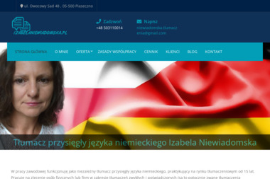 Tłumacz Przysięgły Izabela Niewiadomska - Tłumacz Języka Angielskiego Piaseczno