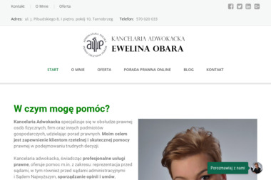 Kancelaria Adwokacka Ewelina Obara - Obsługa prawna firm Tarnobrzeg