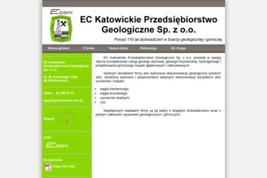 EC Katowickie Przedsiębiorstwo Geologiczne Sp. z o.o. - Geolog Katowice