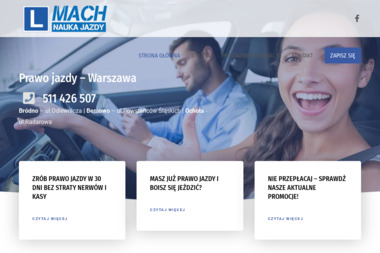 Ośrodek Szkolenia Kierowc&oacute;w MACH - Jazdy Doszkalające Warszawa