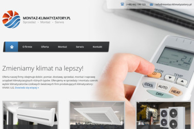 Klimatyzacja - Sprzedaż, montaż, serwis klimatyzator&oacute;w - Firma Instalatorska Tarnowskie G&oacute;ry