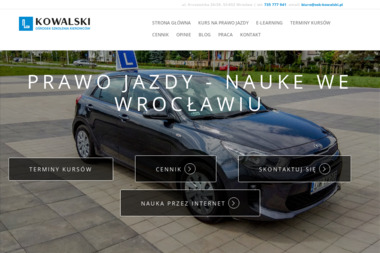 Ośrodek Szkolenia Kierowc&oacute;w - Nauka Jazdy Wrocław
