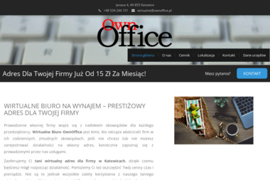 OwnOffice - Wirtualny Sekretariat Katowice