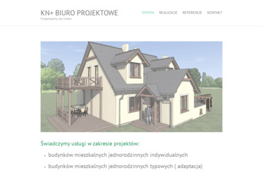 BIURO PROJEKTOWE KN+ - Projekty Domów Parterowych Pokrzywno
