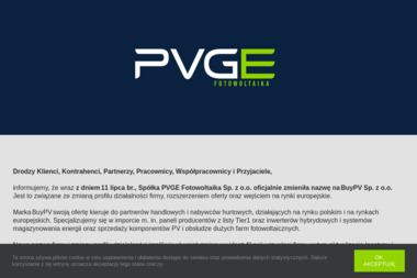 PV Instalator Polska Grupa PVGE Sp. z o.o. - Energia Odnawialna Tarnów