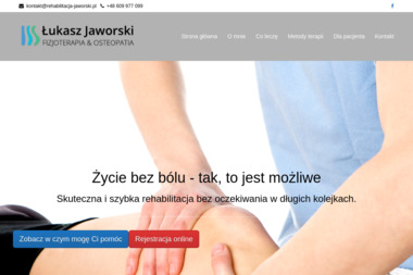 Łukasz Jaworski Fizjoterapia & Osteopatia - Rehabilitacja Kręgosłupa Zamość