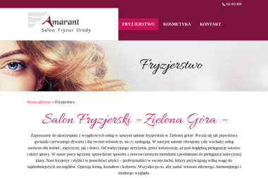 Salon Fryzur i Urody Amarant - Usługi Fryzjerskie Zielona Góra