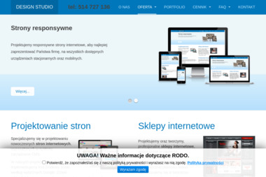 Design Studio - Projektowanie Stron Responsywnych Nowy Sącz