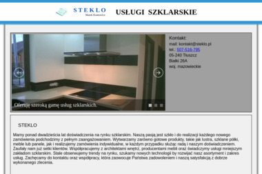 Steklo Marek Kontowicz - Szklarz Tłuszcz
