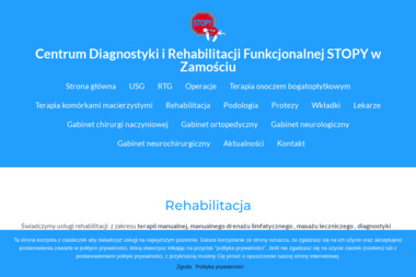 STOPY Centrum Diagnostyki i Rehabilitacji Funkcjonalnej - Rehabilitacja Kręgosłupa Zamość