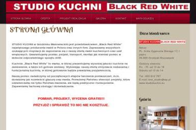 STUDIO KUCHNI - BLACK RED WHITE - Meble Kuchenne Grodzisk Mazowiecki