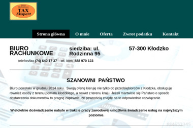 BIURO RACHUNKOWE ""TAX Ekspert"" - Księgowość Kłodzko