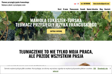 Mariola Łukaszek-Turska Tłumacz przysięgły - Biuro Tłumaczeń Warszawa