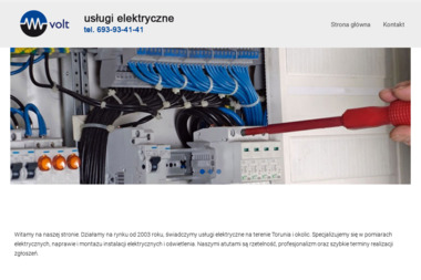 Firma Volt Wiesław Kamiński - Oświetlenie Łazienki Toruń